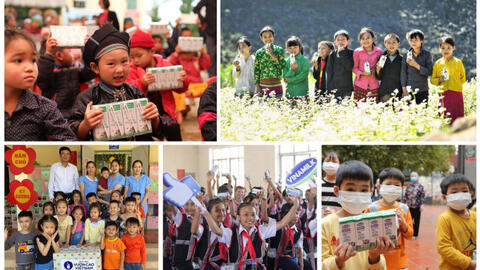 Bật 'mood' cảm xúc cùng chiến dịch 'Triệu ly sữa yêu thương, triệu nụ cười hạnh phúc'