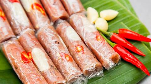 Ngày Tết không thể thiếu món nem chua