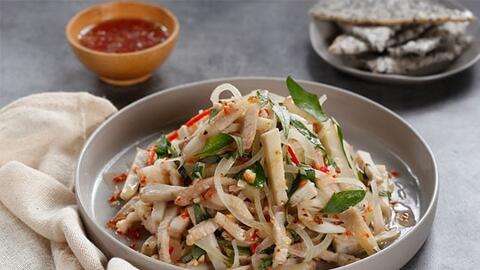 Cách làm món gỏi mít non đơn giản mà ngon