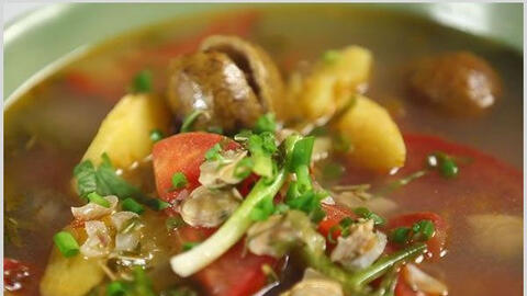 Món ngon mỗi ngày: Cách nấu canh ngao chua với sấu miền Bắc cực ngon