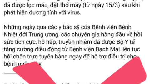 Vụ tung tin thất thiệt bệnh nhân Covid-19 tử vong: Sở TTTT mời facebooker Nguyễn Sin lên làm việc