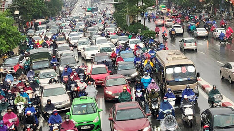 Xây dựng đường trên cao vượt nút Ngã Tư Sở với kinh phí 3.000 tỷ đồng để giải quyết ùn tắc