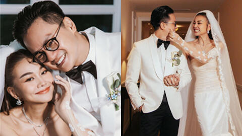 "Hot hòn họt" ảnh cưới full HD Thanh Hằng: Chú rể hôn nhẹ, sửa giày và kề má cô dâu cực tình cảm