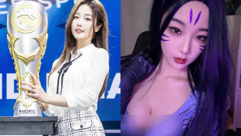 Đổi sang phong cách gợi cảm, nữ BLV LPL khiến dân tình xôn xao với cosplay Kai'Sa siêu "táo bạo"