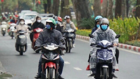 Bắc Bộ trời rét, có mưa do ảnh hưởng không khí lạnh