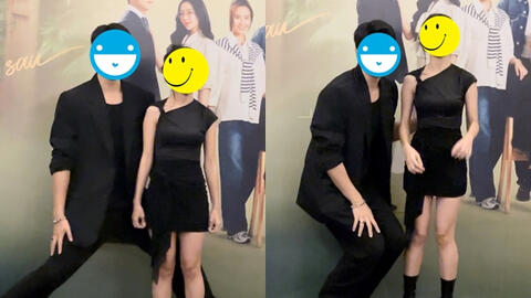 Phim VTV có một cặp đôi chênh lệch chiều cao quá lớn, nam chính phải "xoạc chân" khi chụp hình với nữ chính