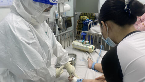 Ở nơi điều trị hàng trăm trẻ em nhiễm covid-19