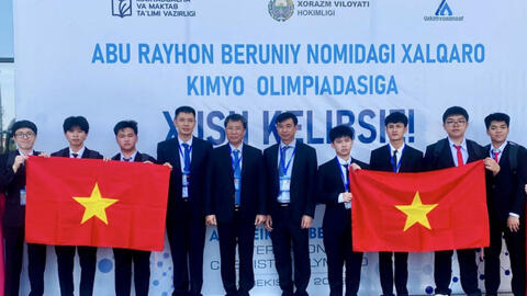 Việt Nam giành 4 Huy chương Vàng Olympic Hóa học Quốc tế