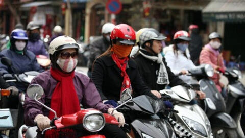 Bắc Bộ và Bắc Trung Bộ nhiệt độ giảm mạnh, Hà Nội mưa lạnh