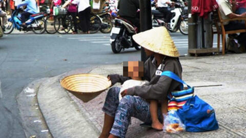 Tổ chức, ép buộc trẻ em đi xin ăn bị phạt tới 15 triệu đồng