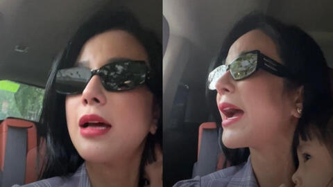 Diệp Lâm Anh bị chồng cũ chặn đầu xe, đòi gọi công an bắt vợ