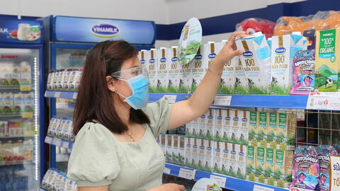 Chương trình trợ giá của Vinamilk giúp các bà nội trợ yên tâm trong mùa dịch
