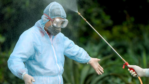 Bộ Y tế đề nghị các địa phương không phun khử khuẩn ngoài trời