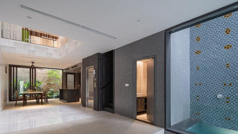 Nhà ống 500m2 độc đáo tại Hà Nội