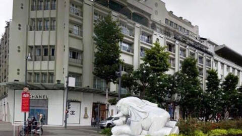 Thực hư hình ảnh đặt tượng voi đá ở phố đi bộ Nguyễn Huệ