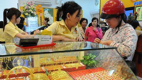 Vàng SJC giảm 50.000 đồng/lượng