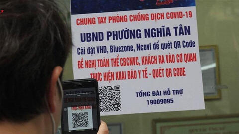 Thống nhất một mã QR cá nhân cho tất cả ứng dụng phòng, chống COVID-19