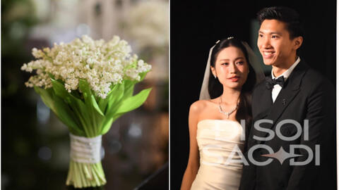 Loại hoa trong top đắt nhất thế giới xuất hiện khắp nơi trong tiệc cưới Đoàn Văn Hậu và Doãn Hải My: Quá chịu chơi và chịu chi!