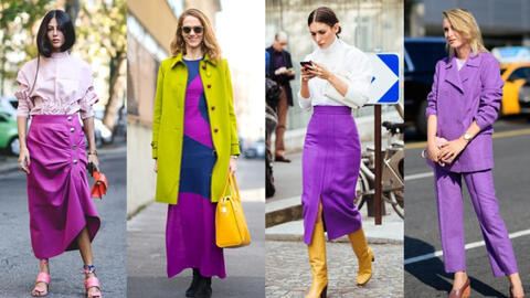 Màu tím, xu hướng dẫn đầu Thu - Đông 2019