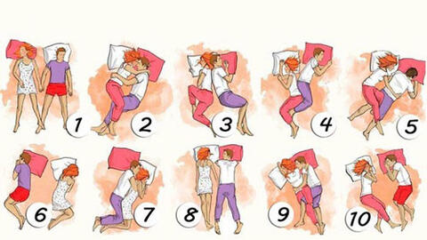 Trắc nghiệm: Bật mí mối quan hệ giữa bạn và nửa kia qua tư thế ngủ