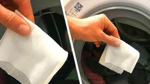 Cách loại bỏ xơ vải trên quần áo chỉ bằng khăn giấy ướt