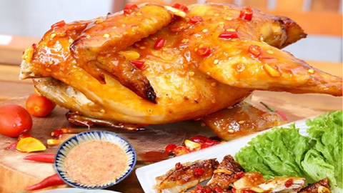Món ngon mỗi ngày: Gà nướng lửa trại