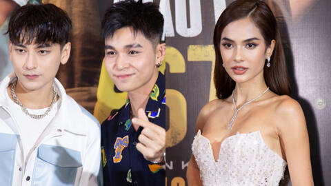 Emma Lê "chiếm spotlight" nhờ body quyến rũ, Jun Phạm đến ủng hộ Isaac ở thảm đỏ "Giao lộ 8675"