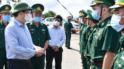 Bệnh viện dã chiến ở Kiên Giang tăng quy mô lên 300-500 giường đối phó với dịch Covid-19