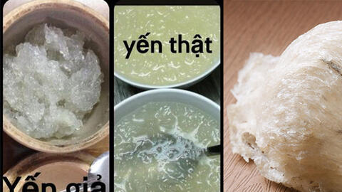 4 tuyệt chiêu nhận diện yến sào thật giả