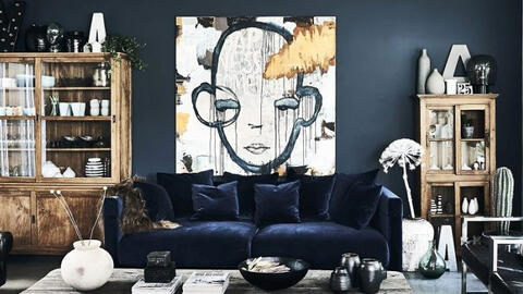 Xanh Navy - xu hướng mới trong thiết kế nội thất hiện đại