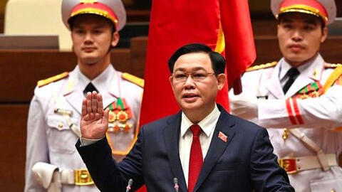 Video clip tân Chủ tịch Quốc hội Vương Đình Huệ tuyên thệ nhậm chức