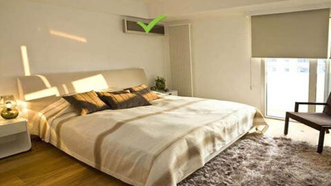 Lắp đặt điều hòa phòng ngủ ở vị trí nào sẽ thúc đẩy tài vận, sự nghiệp cho gia chủ?