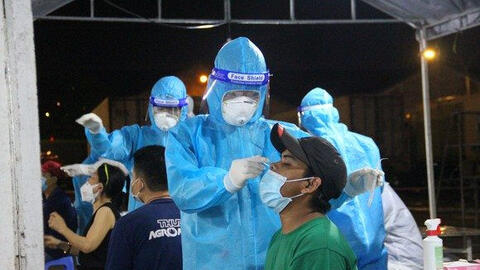 Chợ đầu mối Thủ Đức ghi nhận 2 ca mắc COVID-19 là tiểu thương bán rau