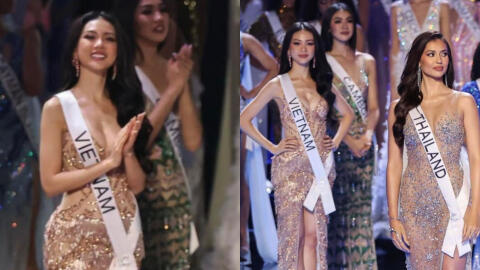 Rộ ảnh Bùi Quỳnh Hoa trên sân khấu Miss Universe sau khi trượt Top 20, biểu cảm gây chú ý