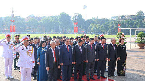 Lãnh đạo Đảng, Nhà nước vào Lăng viếng Chủ tịch Hồ Chí Minh nhân dịp Quốc khánh