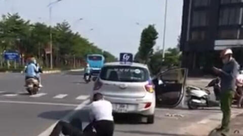 Đứng nhìn tài xế taxi bị thương vật lộn với tên cướp, Đại uý công an nhận án phạt ra sao?