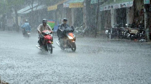 Miền Bắc đón mưa lớn từ chiều tối nay