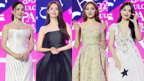 Mỹ nhân đại chiến tại APAN Star Awards: Lee Sung Kyung o ép vòng 1 đọ sắc Yoona lộng lẫy, 1 chị đại "chặt chém" bất ngờ dù đã U60
