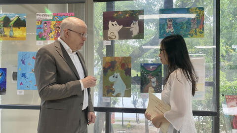 Triển lãm các tác phẩm đoạt giải cuộc thi sáng tác về các nhân vật châu Âu