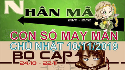 Tử vi Chủ nhật ngày 10/11/2019 của 12 cung hoàng đạo: Nhân Mã cơ hội tới, Bọ Cạp dè chừng người lạ