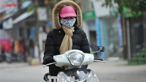 Gió mùa Đông Bắc tràn xuống Bắc Bộ gây rét đậm, rét hại