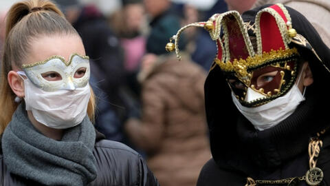 Italy dừng Venice Carnival, phong toả nhiều khu vực vì ca nhiễm virus covid-19 tăng mạnh
