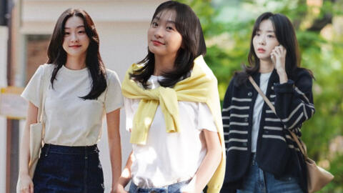 Kim Da Mi mặc đẹp từ trong phim đến ngoài đời, style cô sinh viên hay nàng công sở đều "cân" đẹp