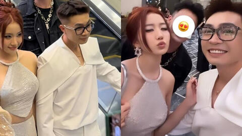 Huyền 204 lên đồ cắt xẻ táo bạo nắm tay chồng thiếu gia lọt tầm ngắm cam thường