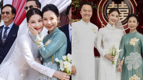 Ảnh full HD lễ ăn hỏi Diễm My 9x: Cô dâu khoe nhan sắc gây sốt, lộ mối quan hệ với mẹ chồng hào môn bởi 1 chi tiết