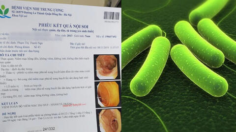 Hà Nội: Bà mớm thức ăn làm cháu nhiễm khuẩn loét dạ dày