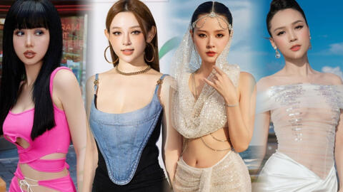 "Bộ tứ hot girl" đời đầu của showbiz Việt: Người làm dâu hào môn sống cuộc đời sang chảnh, người làm quý cô độc thân hoàng kim