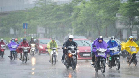 Bắc Bộ có mưa rào và dông trên diện rộng