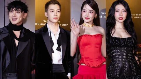 Chi Pu lên đồ quyến rũ lấn lướt dàn mỹ nhân, Anh Tú cực bảnh bao tại thảm đỏ ra mắt "Người Mặt Trời"
