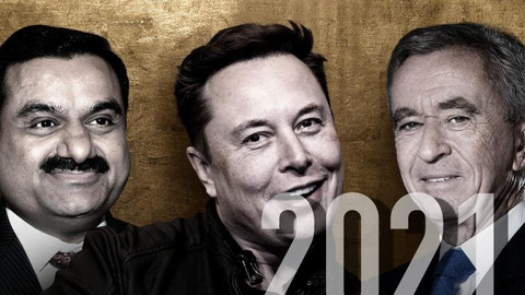 10 tỷ phú giàu nhất thế giới 2021 là ai?